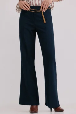 Hoss Intropia Poppy. Pantalón recto Negro