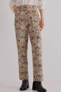 Hoss Intropia Priscille. Pantalones estampados Multicolor New