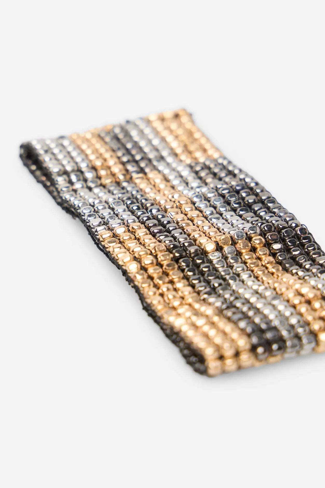 Cortefiel Pulsera beads tricolor Dorado Clearance