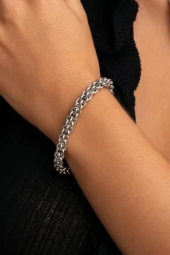Singularu Pulsera Big Rope Acero gris Sale
