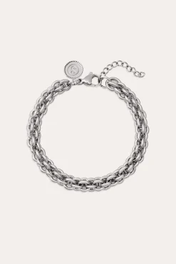 Singularu Pulsera Big Rope Acero gris Sale