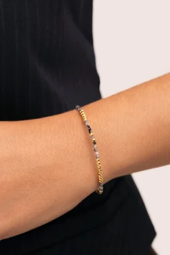 Singularu Pulsera Noche Acero Baño Oro amarillo Discount