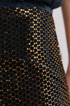 Hoss Intropia Riley. Falda lentejuelas Multicolor Hot