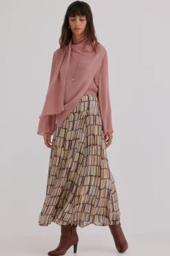 Hoss Intropia Rita. Falda fluida Lila New