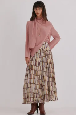 Hoss Intropia Rita. Falda fluida Lila New