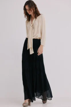 Hoss Intropia Romelia. Falda bordada Negro New