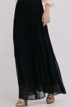 Hoss Intropia Romelia. Falda bordada Negro New