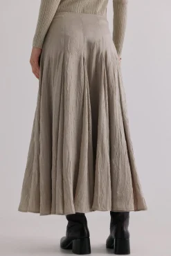 Hoss Intropia Rosa. Falda godets Gris Sale