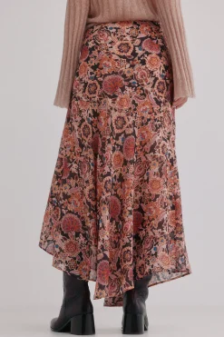 Hoss Intropia Rosana. Falda estampada Estampado Marron Hot