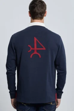 Valecuatro Rugby 3 escudos Azul marino Discount
