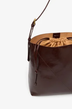 Cortefiel Saca shinny Granate Clearance