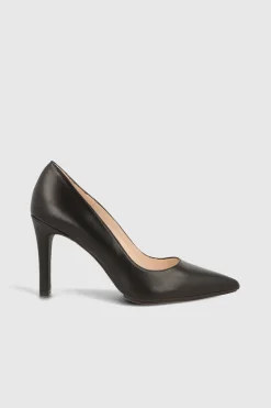 Lodi Salón básico en piel lisa Negro Online