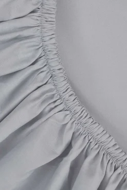 Bassols Sábana bajera algodón 200 hilos Gris Discount