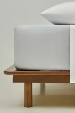 Bassols Sábana bajera algodón 200 hilos Gris New