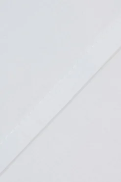 Bassols Sábana Bajera Satén 300 Hilos Cama 180 cm Blanco