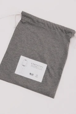 Cortefiel Set de pijama punto Gris oscuro Sale