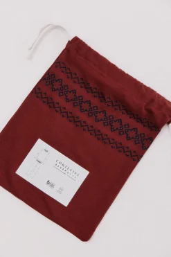 Cortefiel Set de pijama punto polar Granate Hot