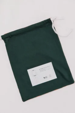 Cortefiel Set de pijama punto y tela Verde oscuro Clearance