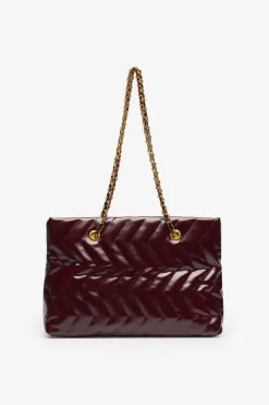 Cortefiel Shopper acolchado Vino Sale