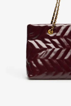 Cortefiel Shopper acolchado Vino Sale