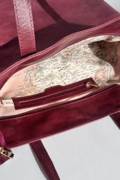 The Code Shopper Arizona piel burdeos Vino Best