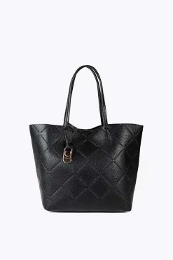 Lola Casademunt Shopper monograma Negro Hot
