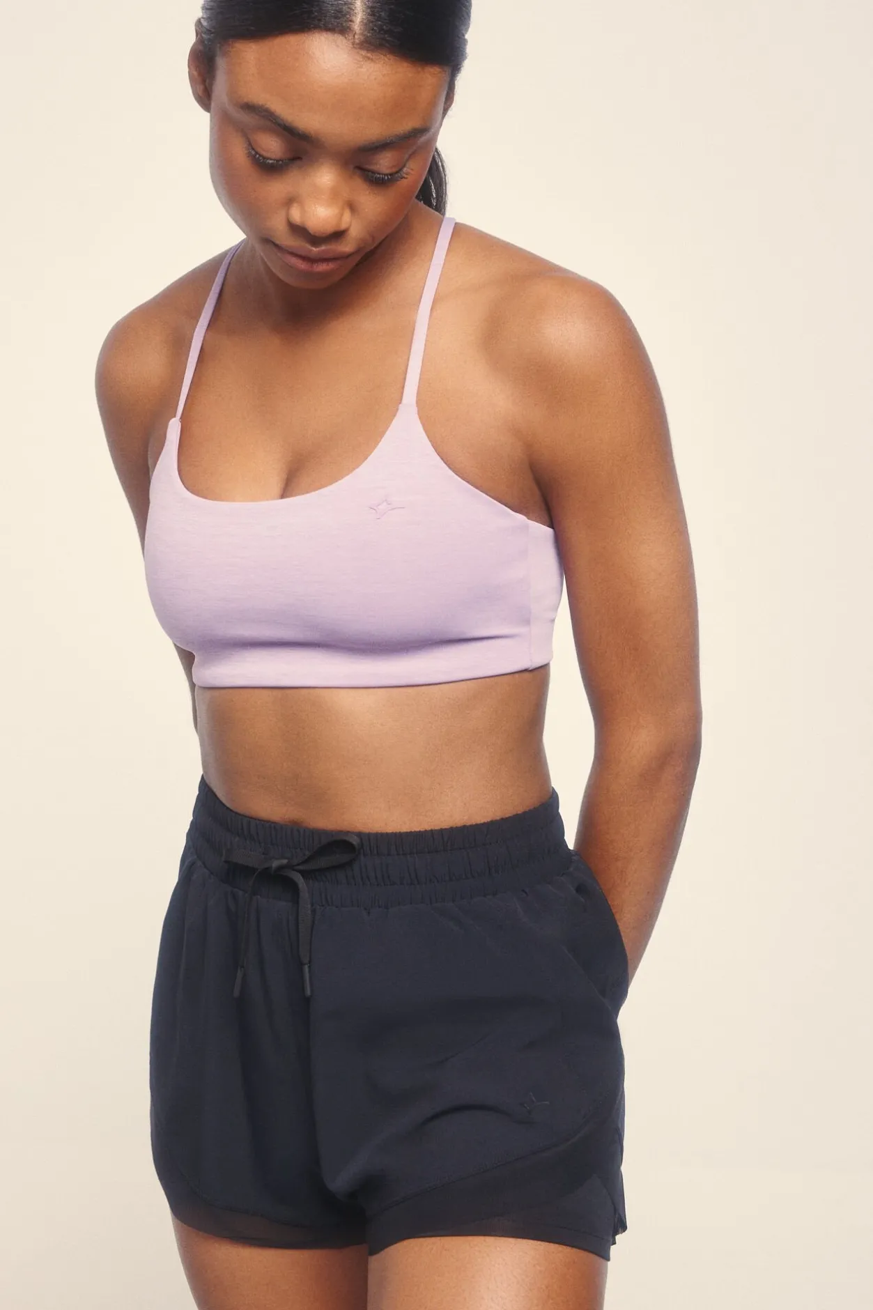 Dash and Stars Short ultra ligero malla negro Hot