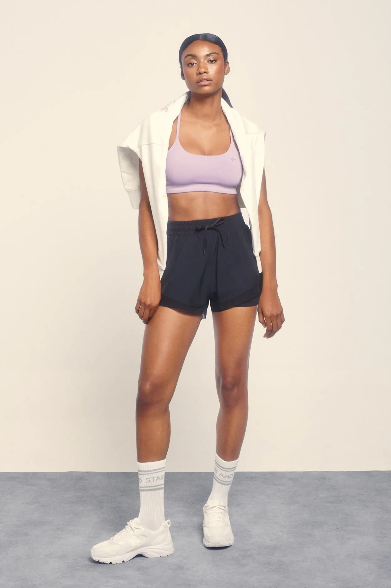 Dash and Stars Short ultra ligero malla negro Hot