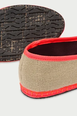 Flabelus Slipper de lino Beige