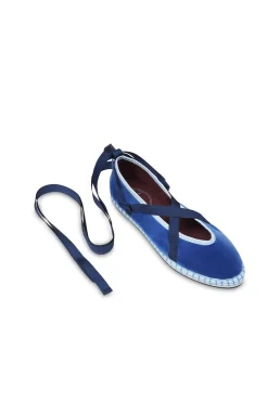 Flabelus Slippers de terciopelo Azul