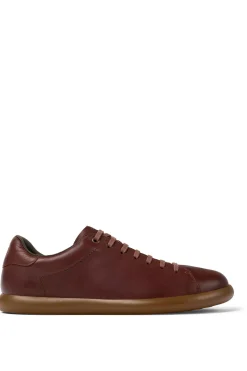 Camper Sneakers de piel marr&oacute;n Sale