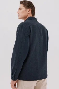 Cortefiel Sobrecamisa acolchada Azul marino Hot