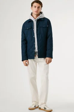 Pepe Jeans Sobrecamisa Acolchada azul Best