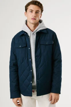 Pepe Jeans Sobrecamisa Acolchada azul Best