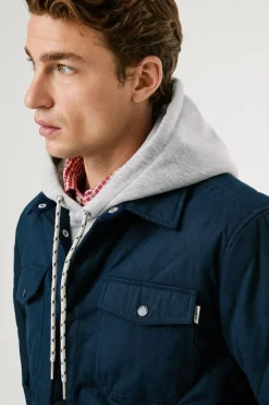 Pepe Jeans Sobrecamisa Acolchada azul Best