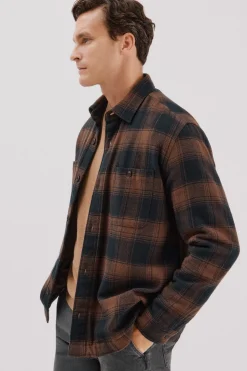 Cortefiel Sobrecamisa acolchada Marr&oacute;n Online