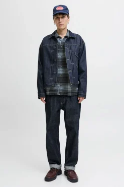 Jack & Jones Sobrecamisa cuadros gris Online