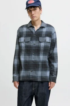 Jack & Jones Sobrecamisa cuadros gris Online