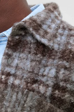 Jack & Jones Sobrecamisa cuadros marr&oacute;n Online