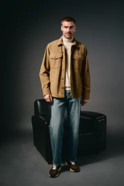 OOTO Sobrecamisa de pana Beige New