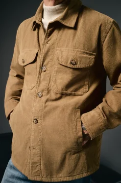 OOTO Sobrecamisa de pana Beige New