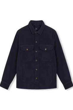 OOTO Sobrecamisa de pana Azul marino