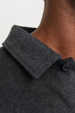 Jack & Jones Sobrecamisa de sarga negro Discount