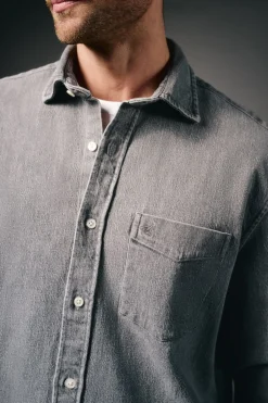OOTO Sobrecamisa denim Gris Best