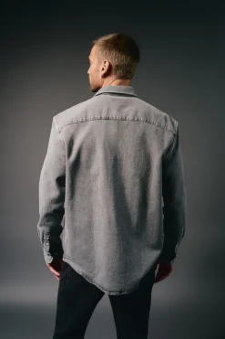 OOTO Sobrecamisa denim Gris Best