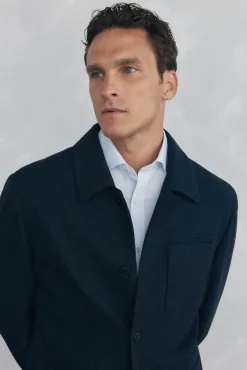 Pedro del Hierro Sobrecamisa marino Azul New
