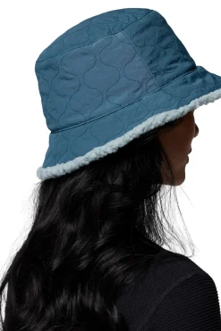 Columbia Sombrero de pescador acolchado y reversible de forro polar sherpa Winter Pass™ II unisex azul New