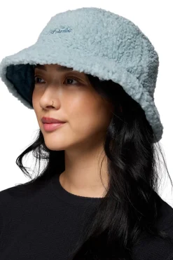 Columbia Sombrero de pescador acolchado y reversible de forro polar sherpa Winter Pass™ II unisex azul New