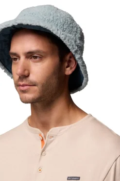 Columbia Sombrero de pescador acolchado y reversible de forro polar sherpa Winter Pass™ II unisex azul New