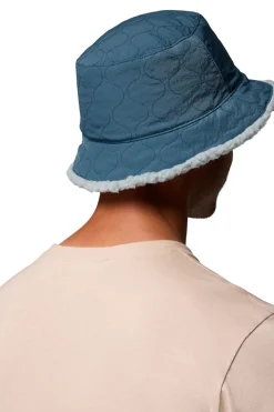 Columbia Sombrero de pescador acolchado y reversible de forro polar sherpa Winter Pass™ II unisex azul New